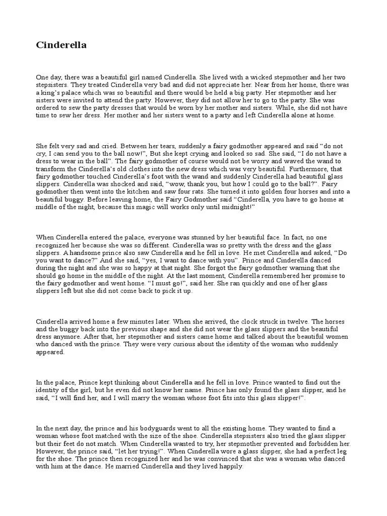 Cerpen Bahasa Inggris Snow White – Sketsa