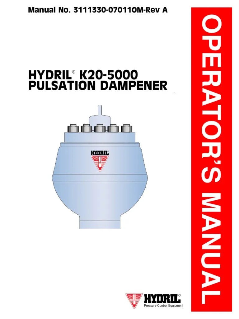 Manual Hydrill K205000 Valve