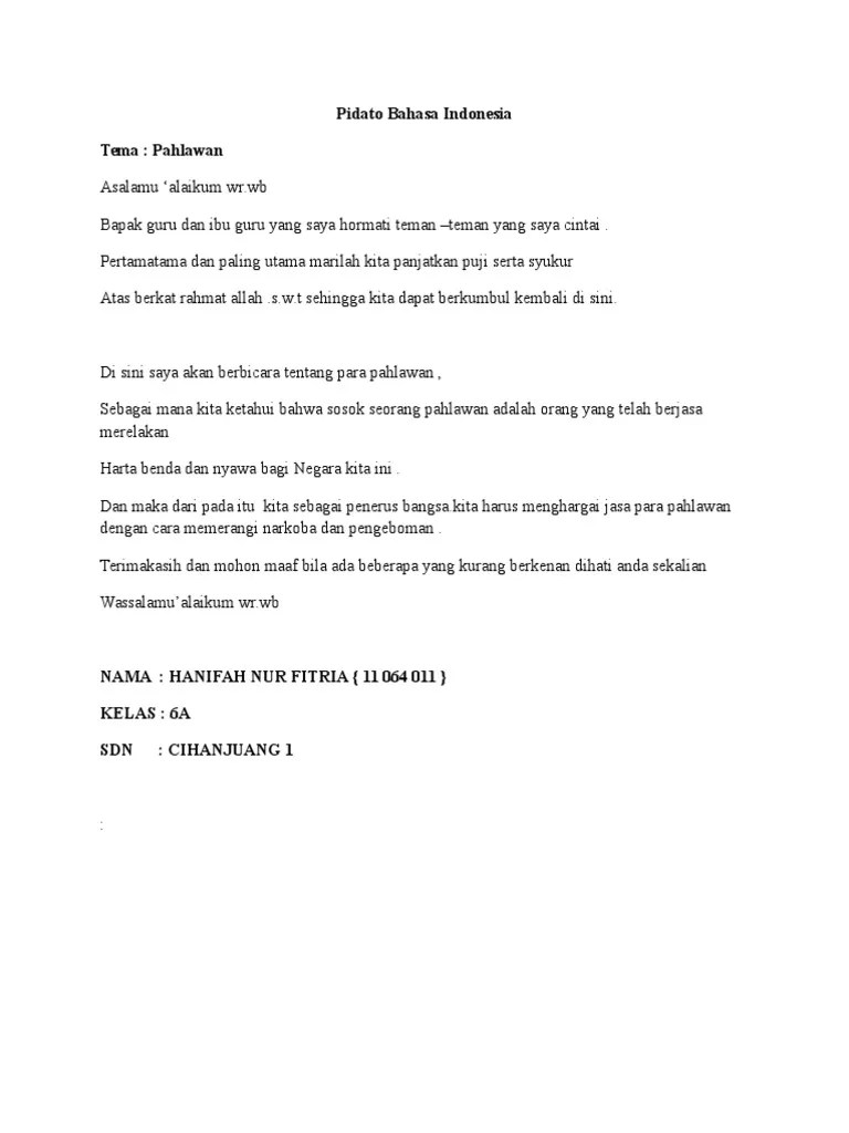 Contoh Pidato Bahasa Sunda Tentang Narkoba