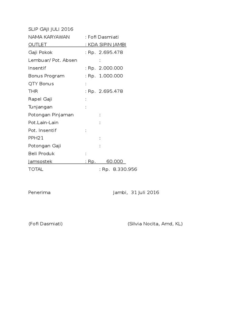 Slip Gaji PDF