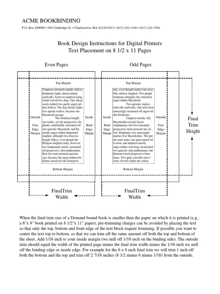 Layout (ACME Bookbinding) PDF