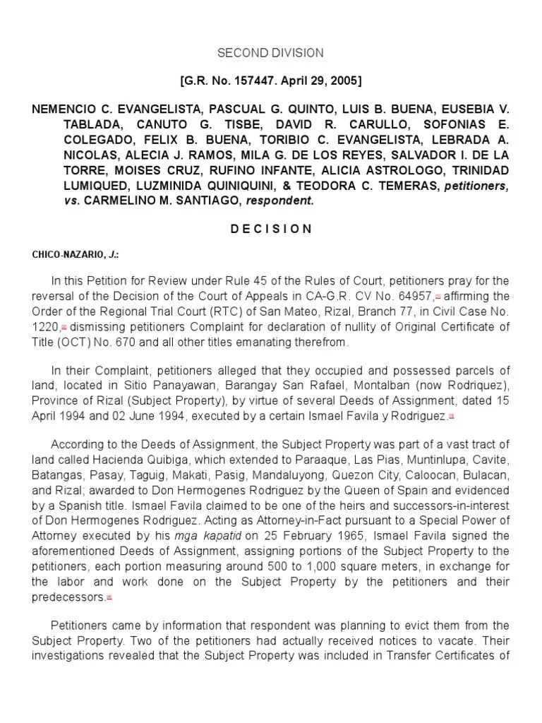 Rem Cases 4 PDF Title (Property) Lawsuit