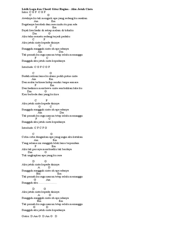 Aku Jatuh Cinta Regina | PDF