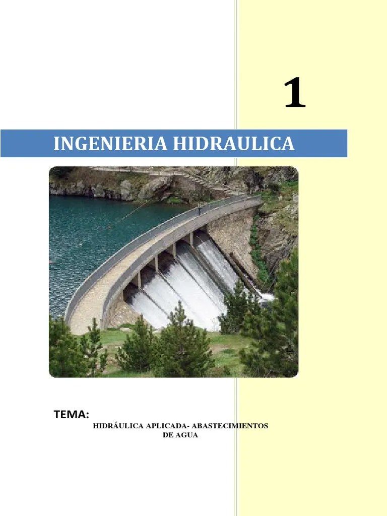 TOMO 1 INGENIERIA HIDRAULICA Represa DesalinizaciÃ³n Prueba