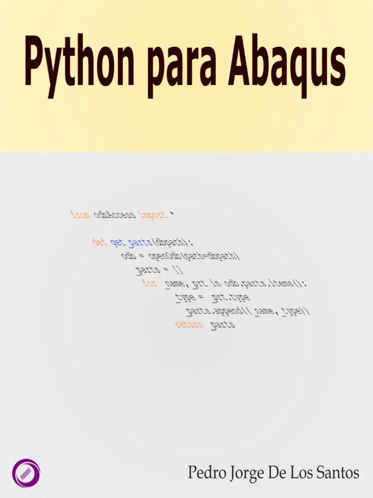 Python para Abaqus Preview Python (Programming