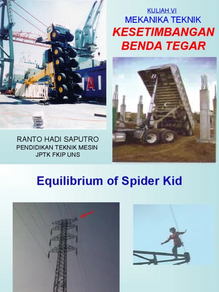 KESEIMBANGAN BENDA TEGAR.ppt Fisika Teoritis Kuantitas Fisik