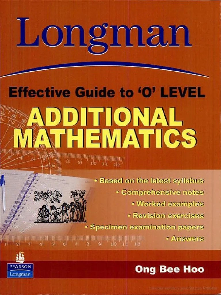 Longman Effective Guide Add Maths o Level PDF