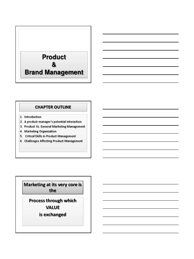 1 Introduction To Product Management PDF Marketing Business Economics