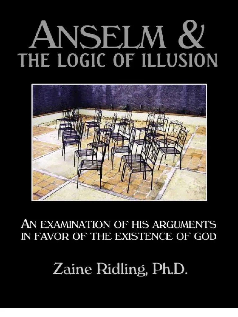 (ebook) Anselm and the Logic of Illusion Faith Reason