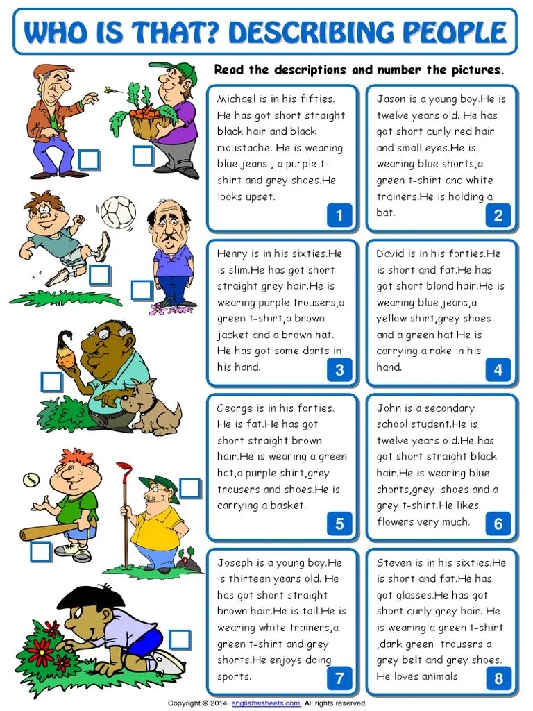 who is that describing people esl matching exercise worksheet.pdf