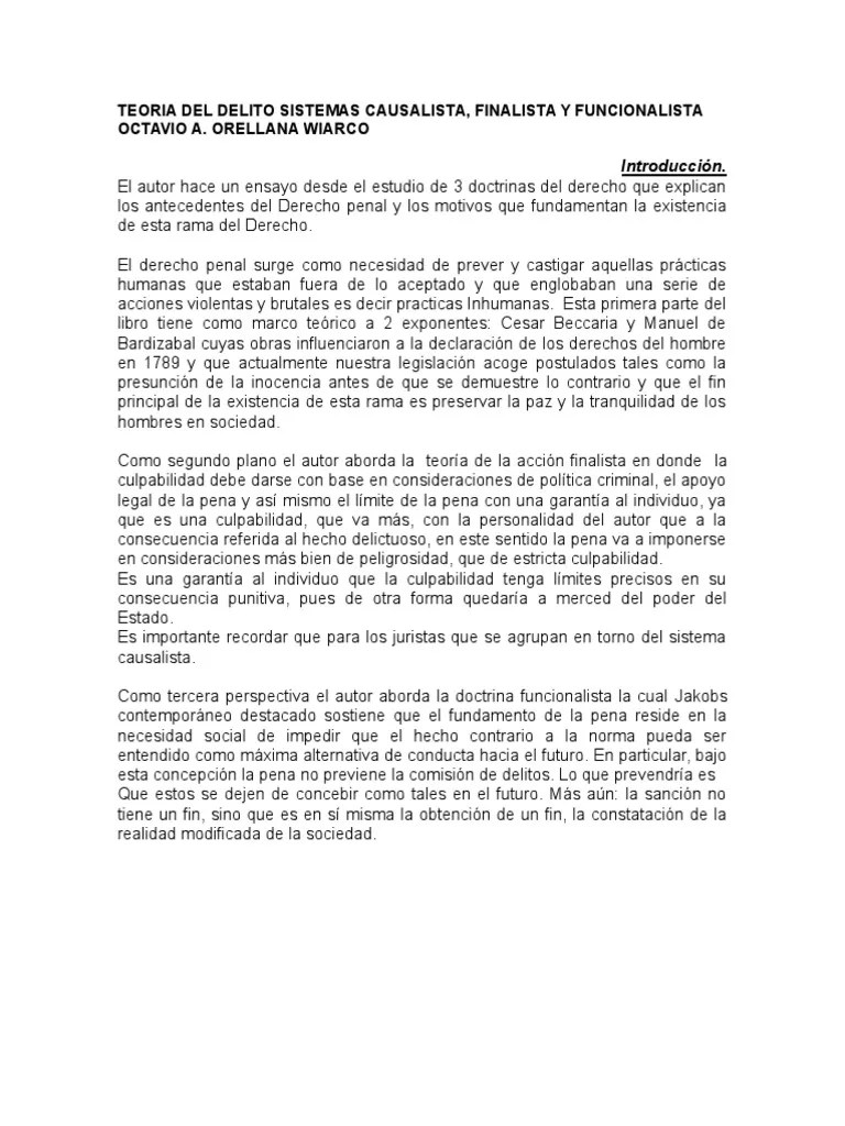 Copia Del Ensayo de Teoría Del Delito Delito Derecho penal