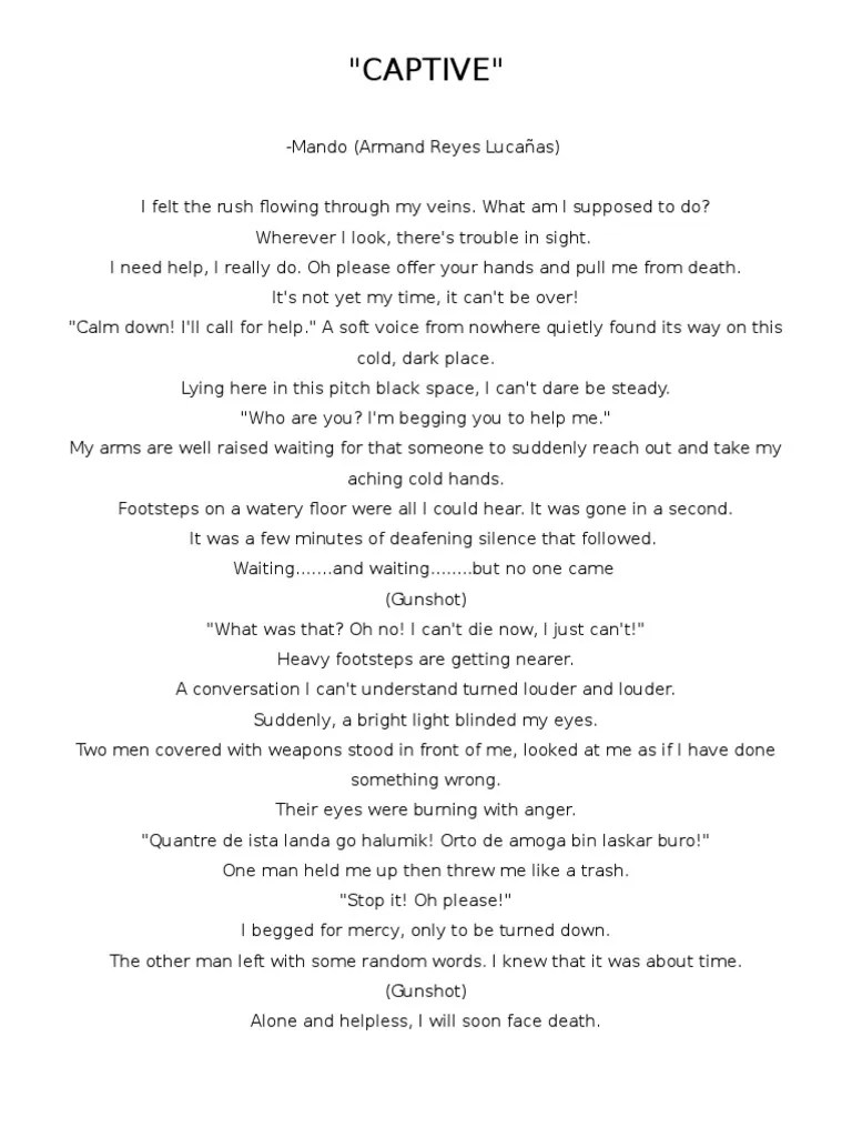 Short Declamation Examples