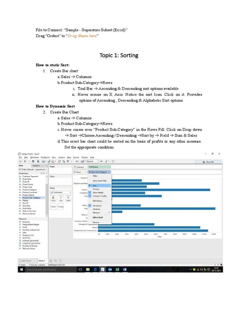 Tableau Companion Sort Hierarchy & Filter Reference Range Facebook