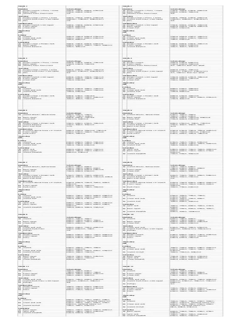 Juggernaut Weightlifting Program Weight Training Sports