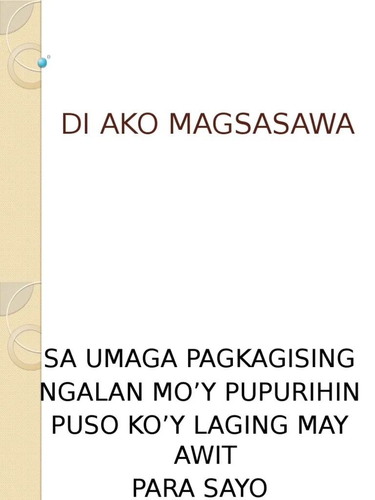 SA UMAGA PAGKAGISING.pptx