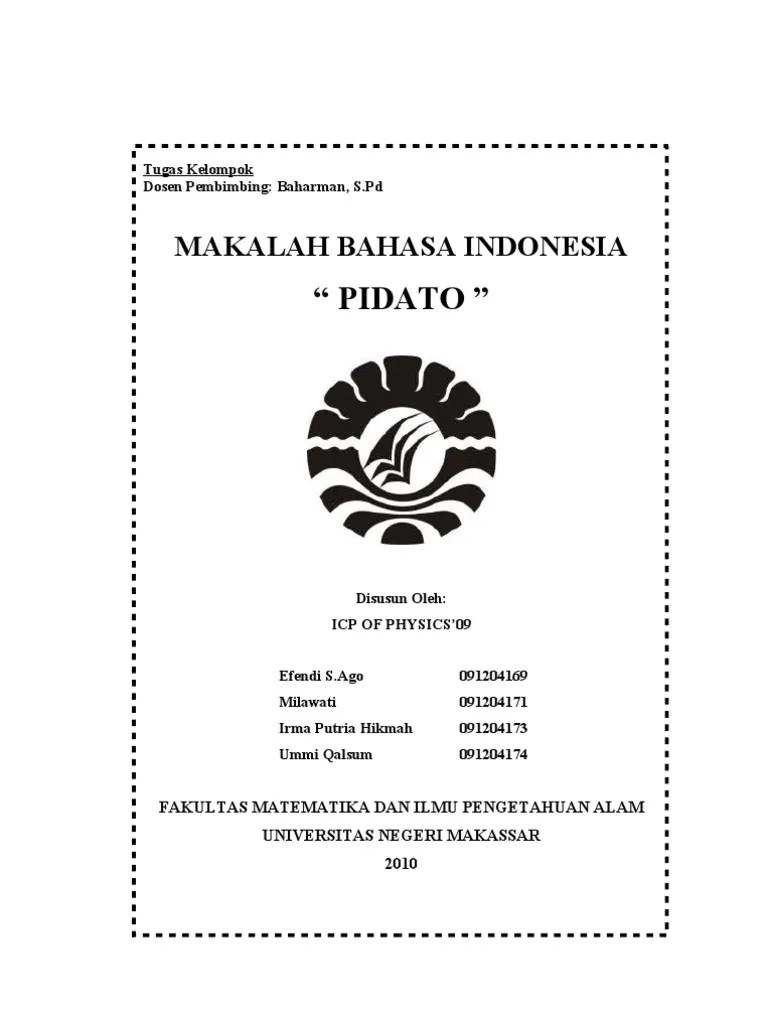 Makalah Pidato | PDF