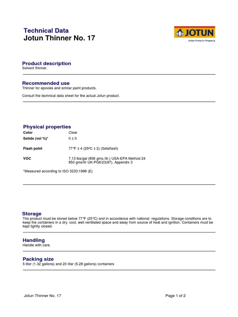 Datasheet Jotun PDF Paint Ventilation (Architecture)
