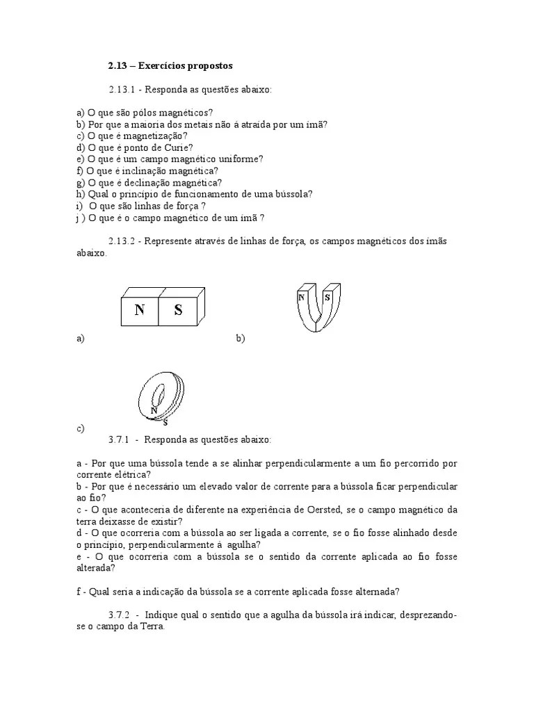 Exercicios de
