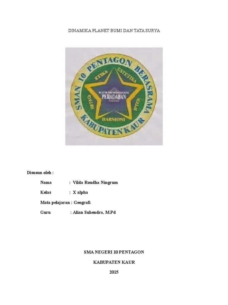 makalah geografi