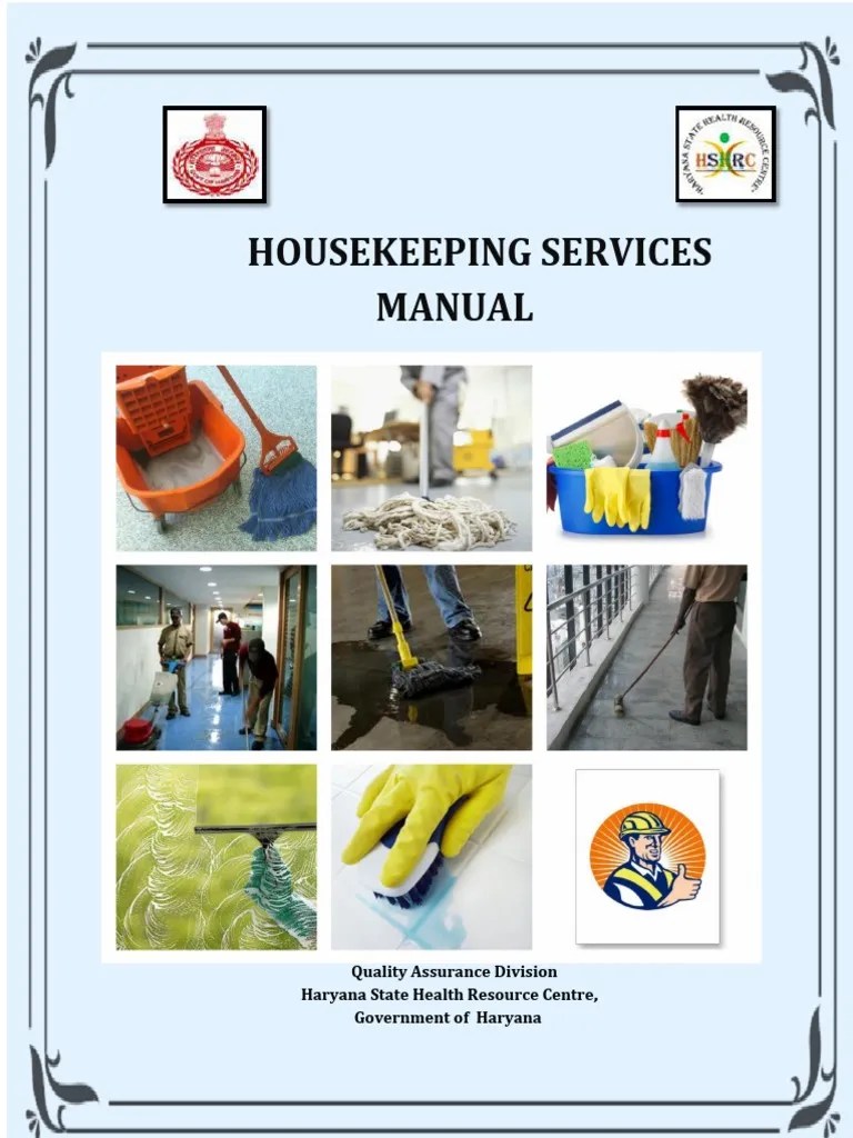 HOUSEKEEPINGMANUAL2014.pdf Housekeeping Disinfectant