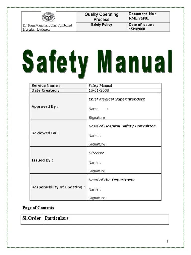 Safety Manual.doc Safety Infection