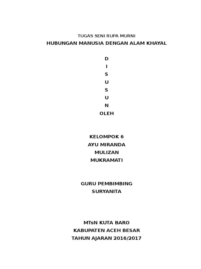 Hubungan Manusia Dengan Alam Khayal | PDF