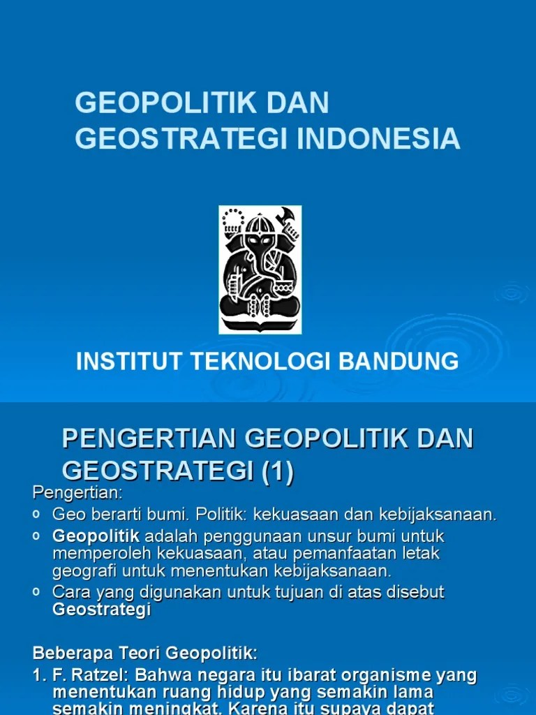 1112. Geopolitik Dan Geostrategi PDF