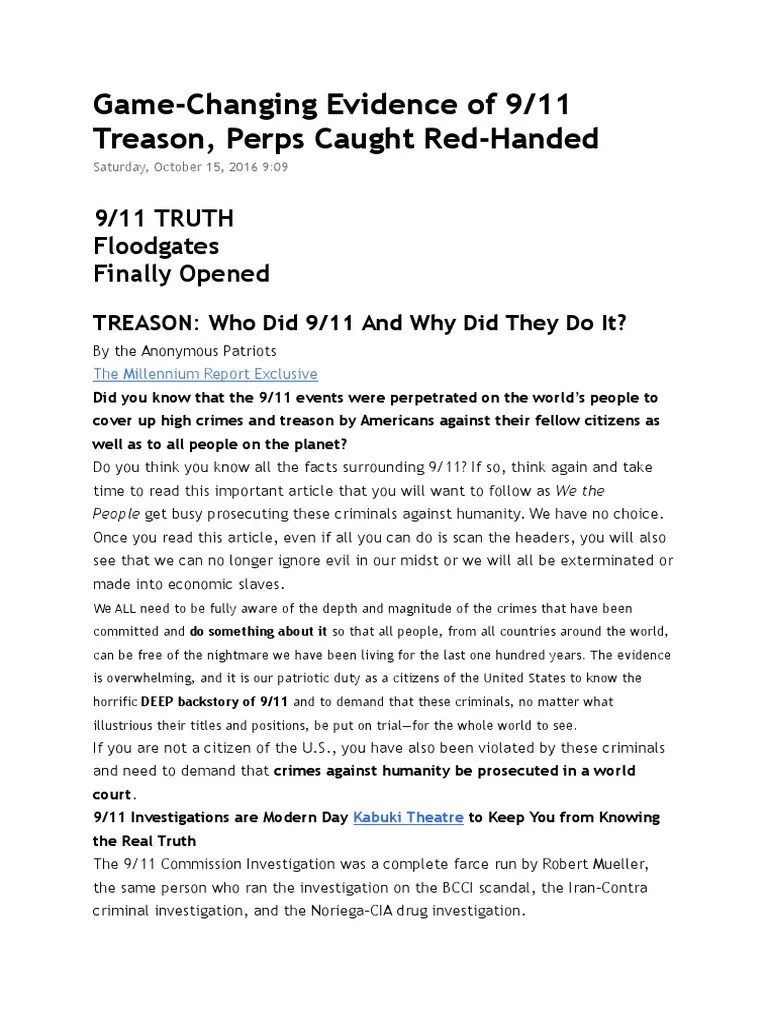 911 Truth Why Did They Do It Download Free PDF September 11