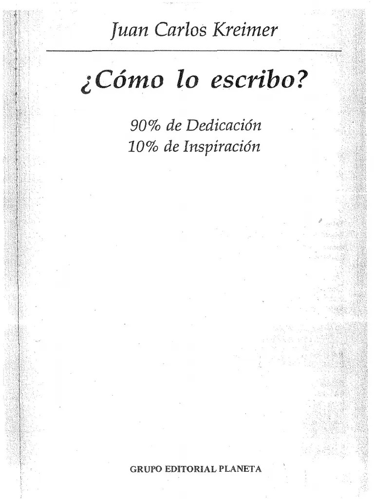 Como Lo Escribo PDF PDF Palabra Aprendizaje