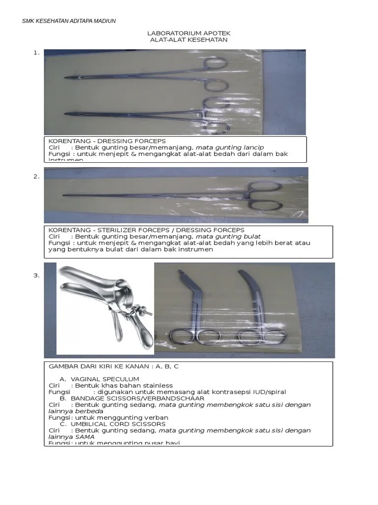 GAmbar ALKES Lab Apotek | PDF