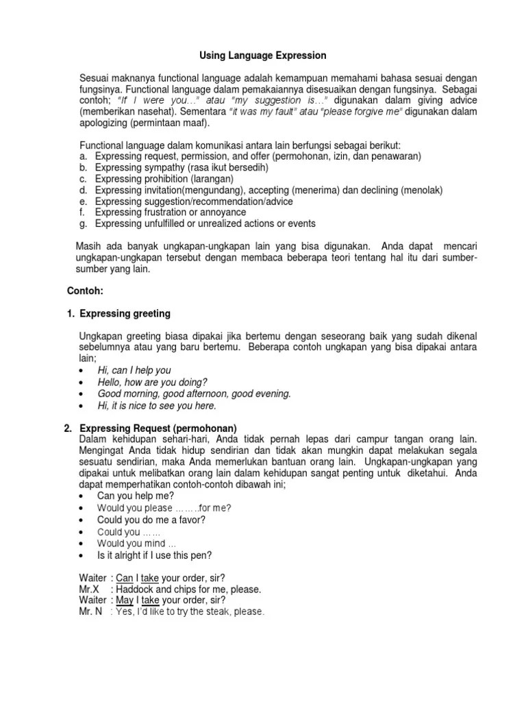 1 Using Language Expression | PDF | London | Bahasa