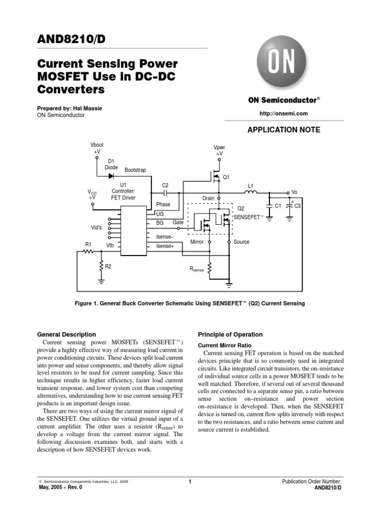 Current Sensing Power MOSFET MOTOROLA PDF PDF Field Effect