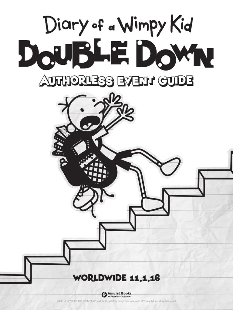 Diary of a Wimpy Kid Double Down Authorless Event Guide