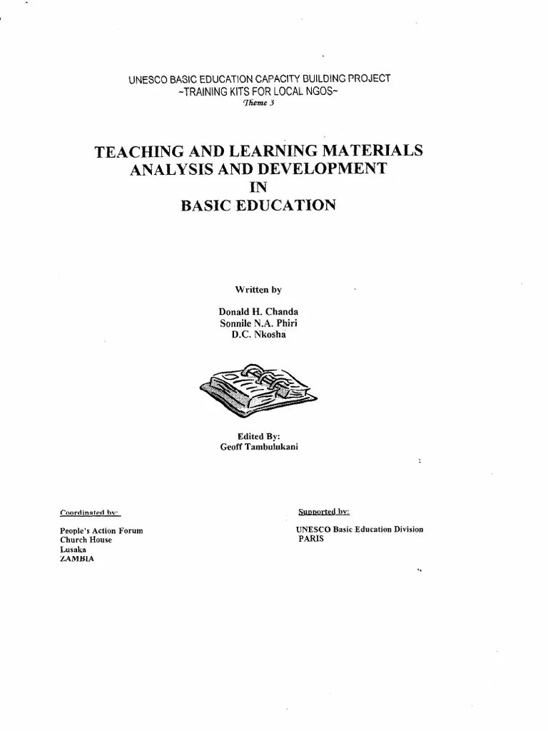 teaching and learning material.pdf Facilitator Evaluation Free 30