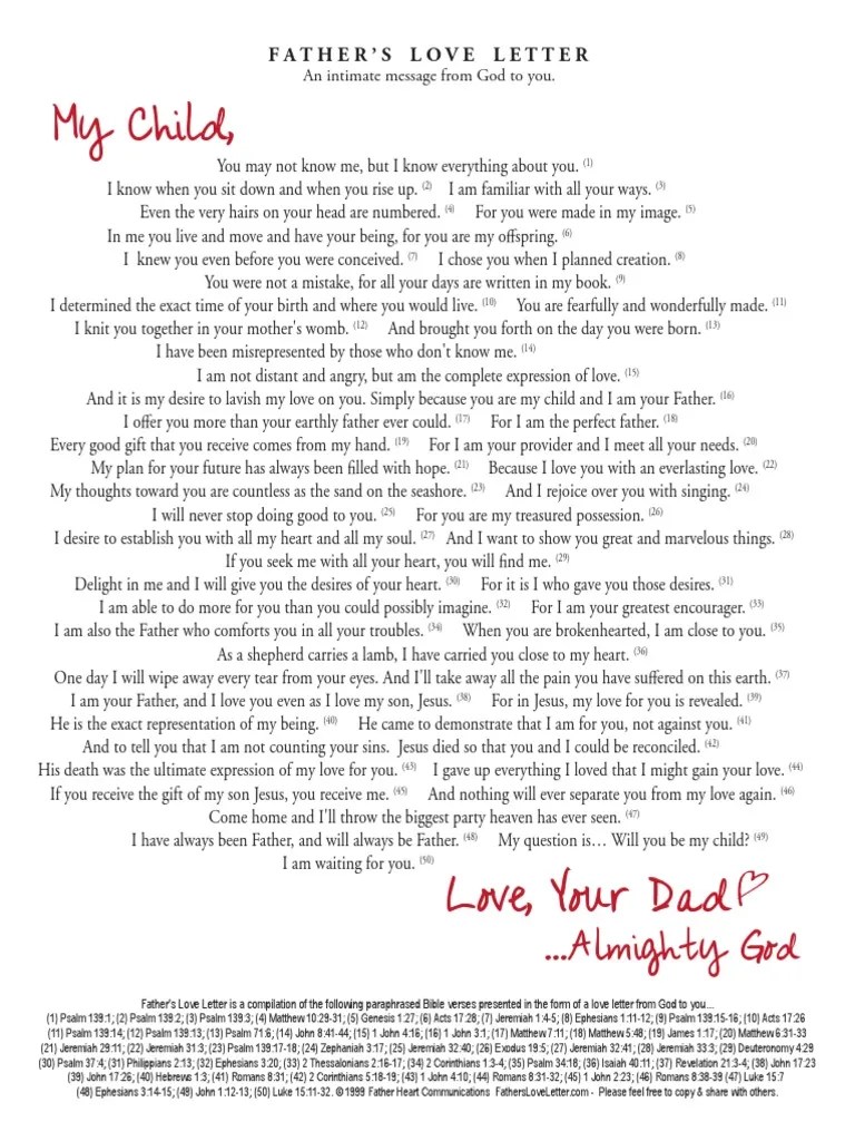Fathers Love Letter Gospel Of Matthew Religious Belief And Doctrine
