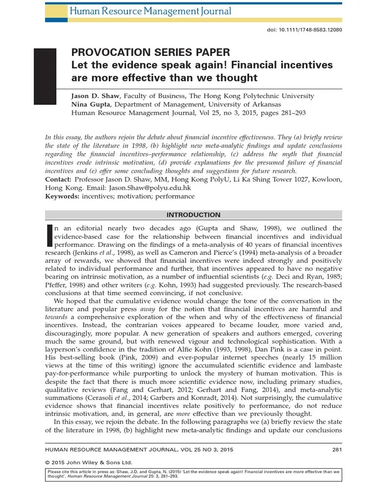 11. Shaw Et Al2015Human Resource Management Journal Meta Analysis
