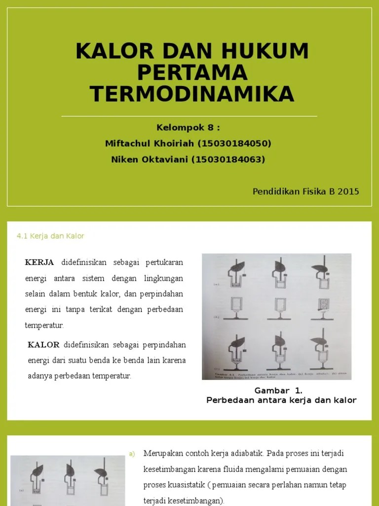 Tugas Ppt Bab 4. Termo Kalor Dan Hukum Pertama Termodinamika
