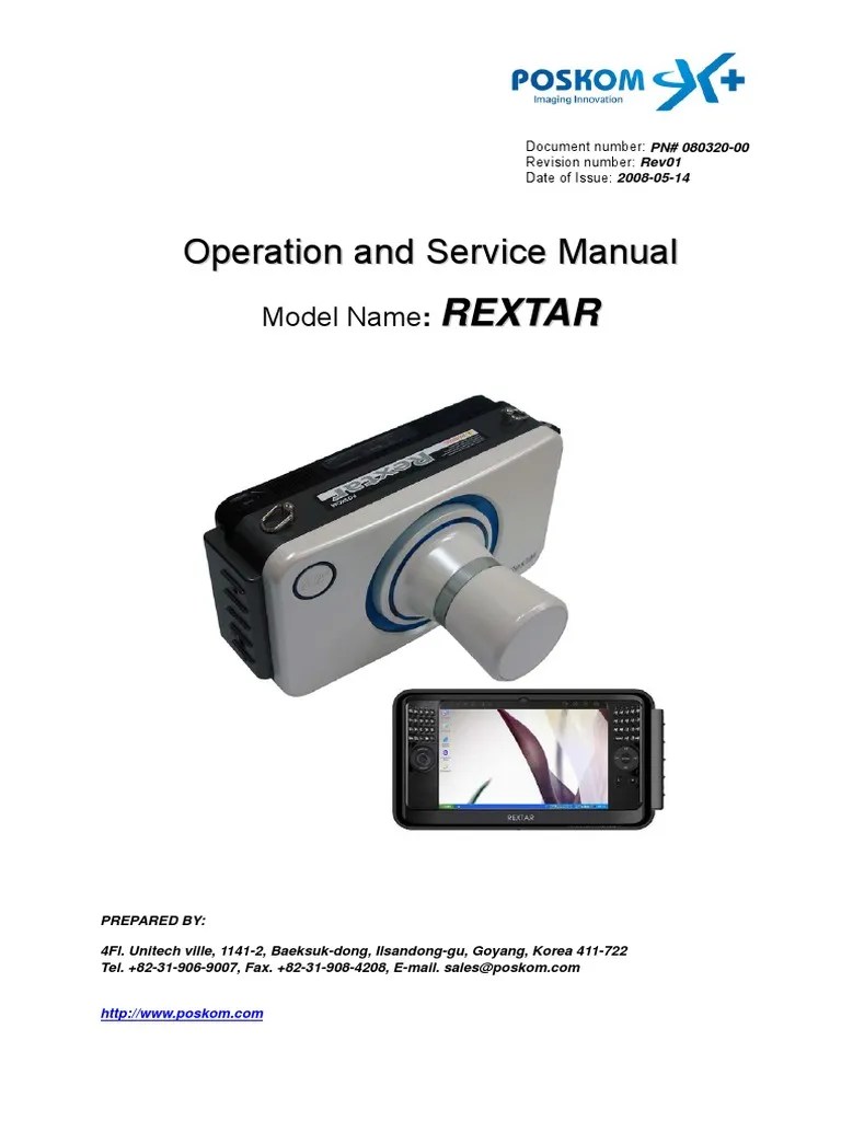 REXTAR User and Service Guide PDF Battery Charger Remote Desktop