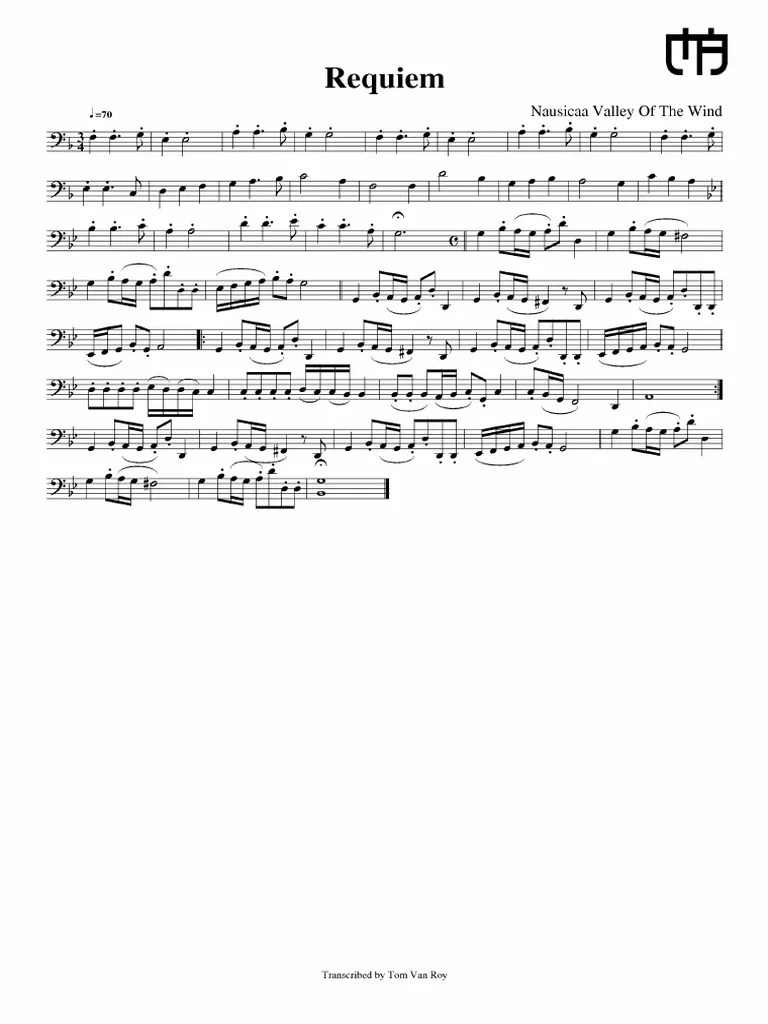 Nausicaa Valley of the Wind Requiem