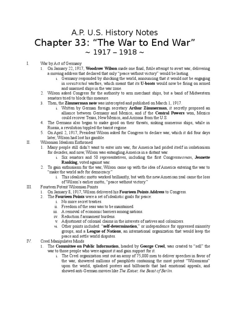 Chapter 33 League Of Nations International Relations