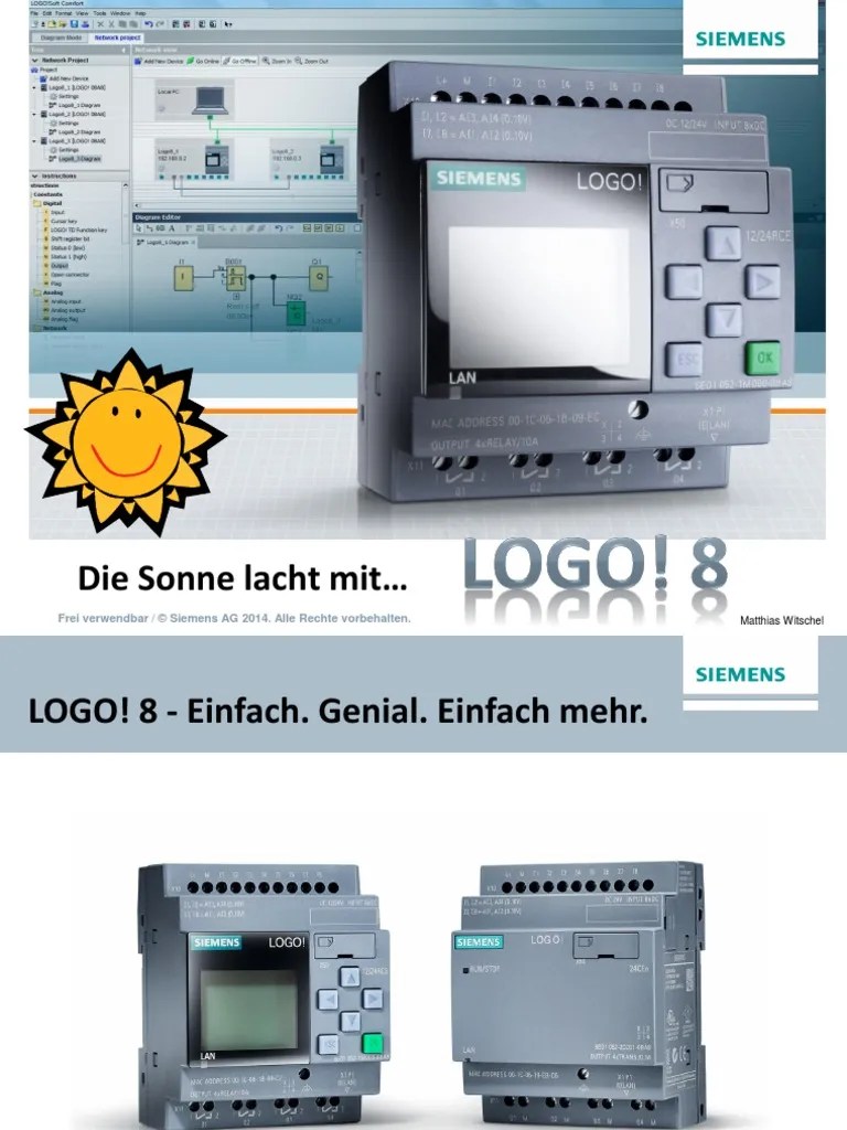 SIMATIC Siemens LOGO 8 Software Hilfe (2014)