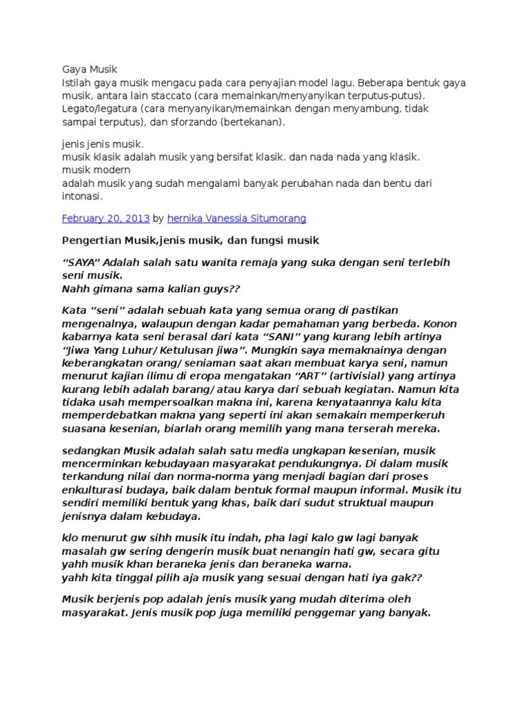 Gaya Musik | PDF