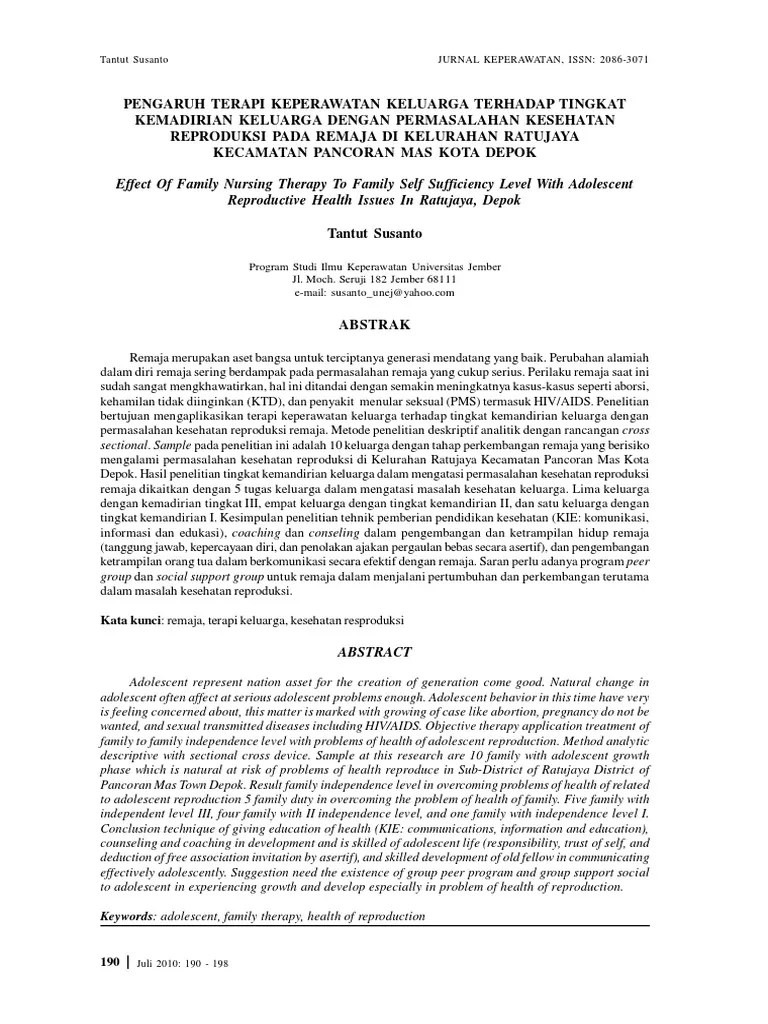 Jurnal Keperawatan keluarga