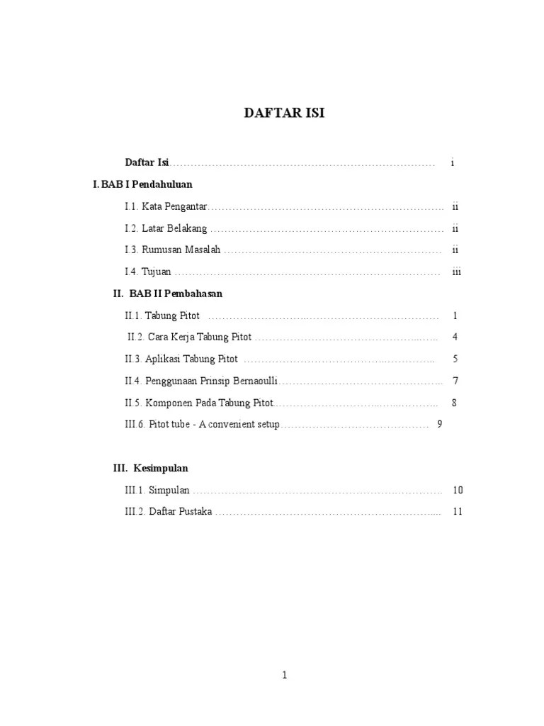 Makalah Tabung Pitot | PDF