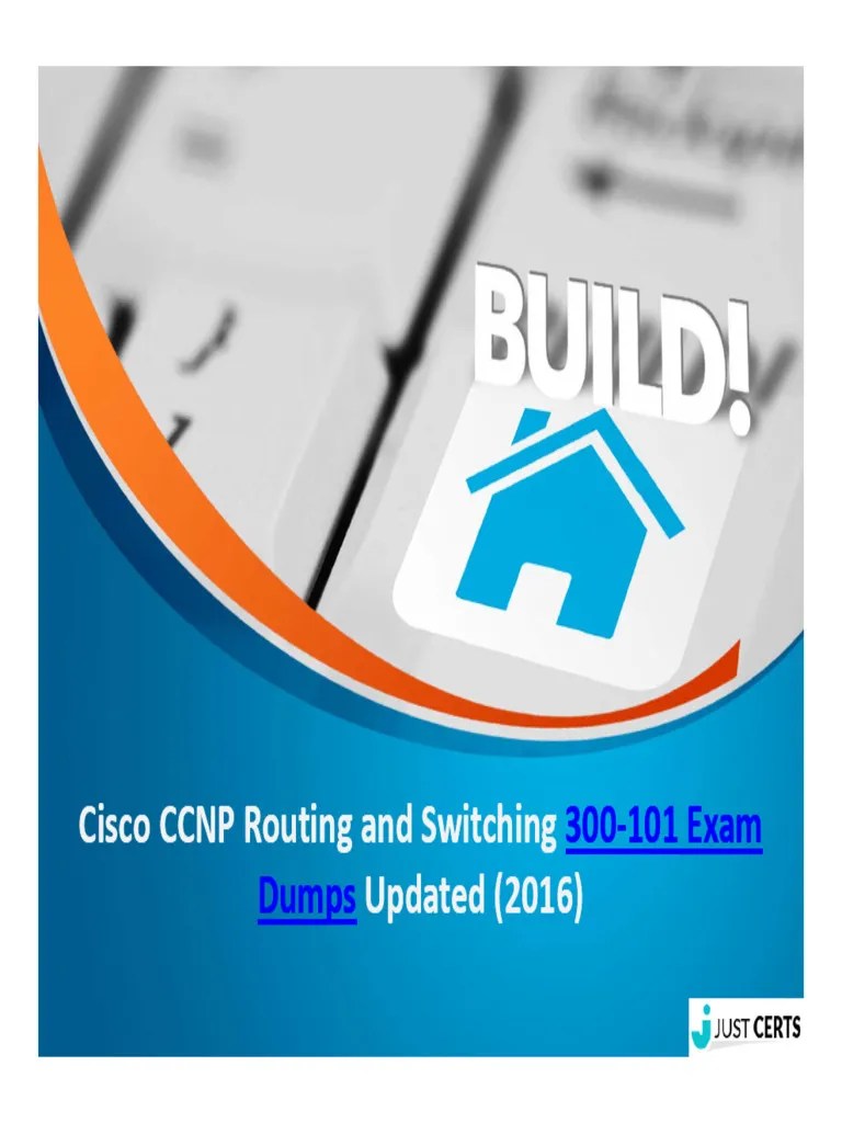 CCNP Routing and Switching 300101 Dumps Questions PDF I Pv6