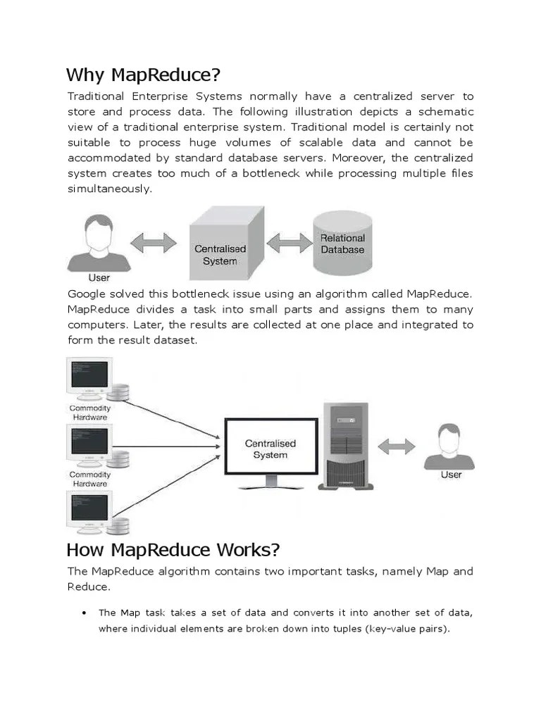 Why MapReduce PDF Map Reduce Search Engine Indexing