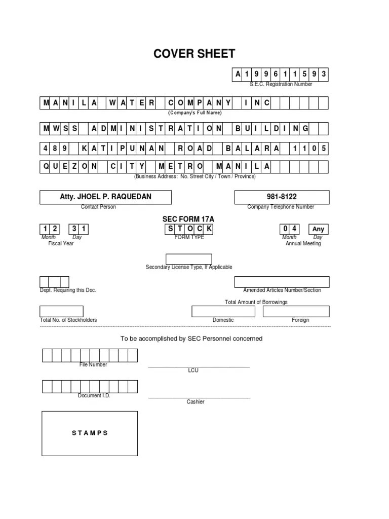 SEC Form 17A Human Resource Management Governance