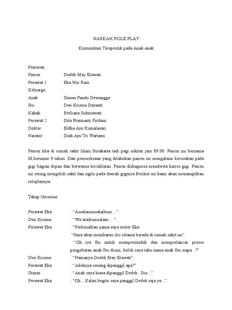 Naskah Role Play | PDF