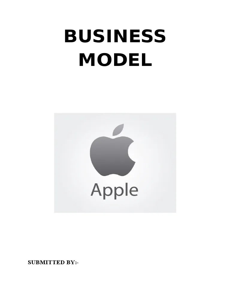 Business Model - Apple | Apple Inc. | I Pod