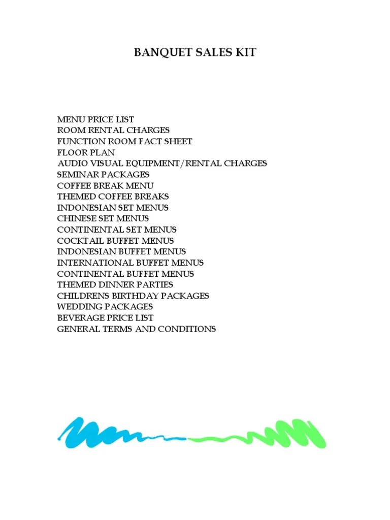 Banquet Kit | PDF